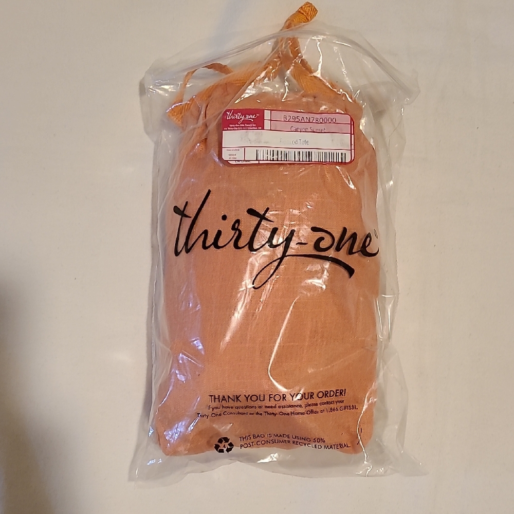 Thirty-One Relaxed Tote Canyon Sunset Peach, New